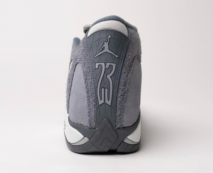Jordan 14 sales grey suede